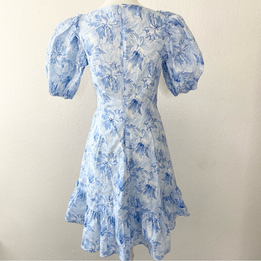 CINQ A SEPT BLUE KAYLA DRESS - Picture 3 of 8